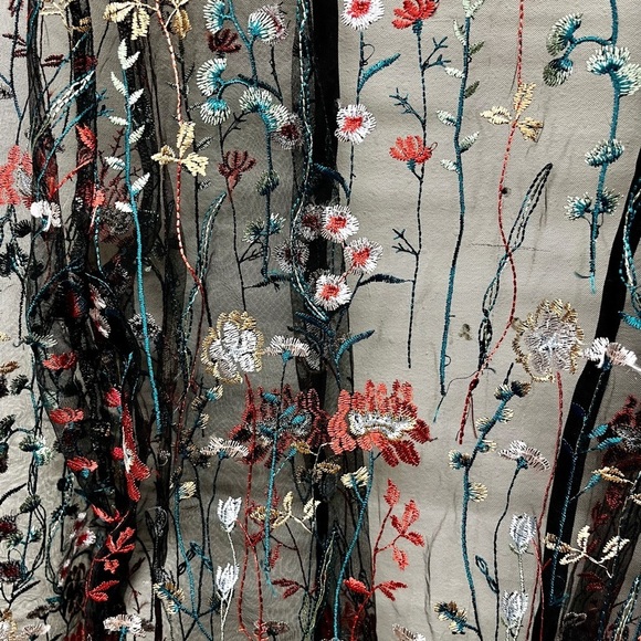 Ruff Hewn Embroidered Floral Cardigan - Size Large - Picture 3 of 8